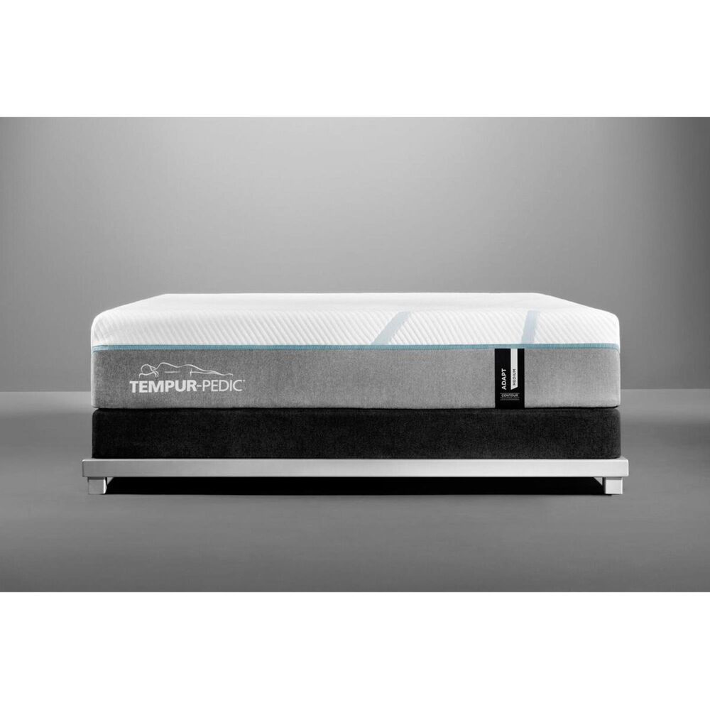 Tempur-Pedic TEMPUR-ADAPT Medium Queen Mattress with Low Profile Box Spring, , large