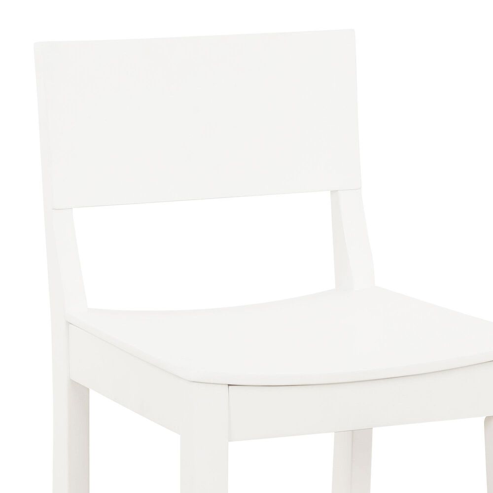 Linon Home Decor Devin Counter Stool in White (Set of 2), , large