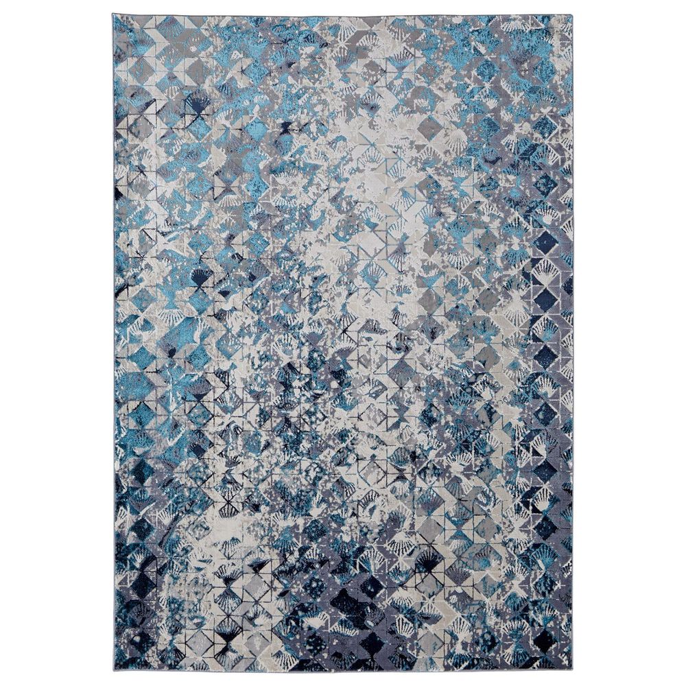 Feizy Indio 1"8" x 2"10" Blue Area Rug, , large