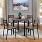 Furniture of America Childers Side Chair in Antique Brown and Black (Set of 2), , large