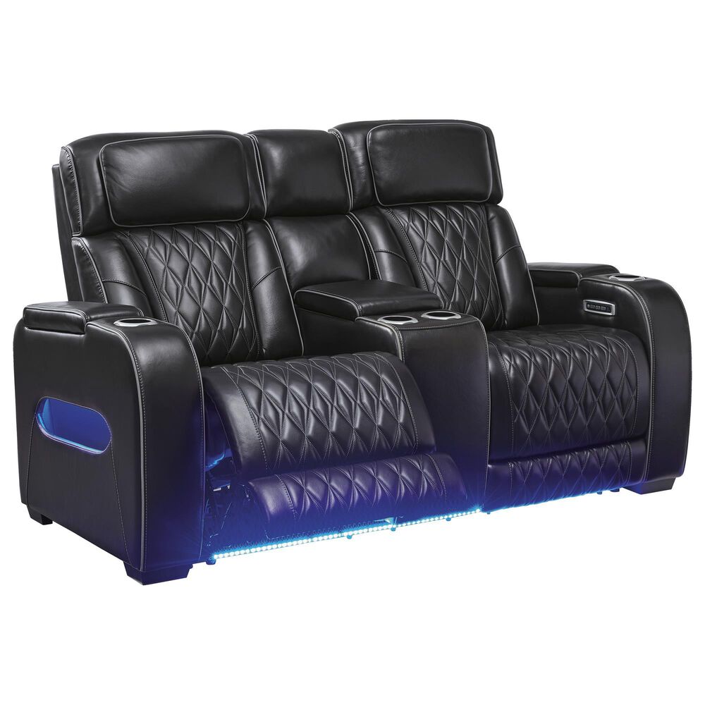 Ashley Boyington 3-Piece Power Reclining Living Room Set in Black, , large