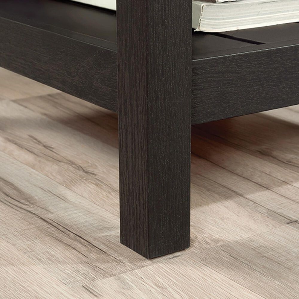 Sauder Cottage Road L-Shaped Desk in Raven Oak and Lintel Oak, , large