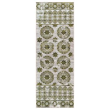 Surya Lavadora 2"7" x 7"3" Black, Sage, Gray and Cream Runner, , large
