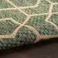 Nourison Horizon HOZ01 Green 10" x 14" Indoor/Outdoor Area Rug, , large