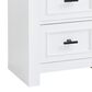 Ashley Ashbryn 74" TV Stand in White and Natural, , large