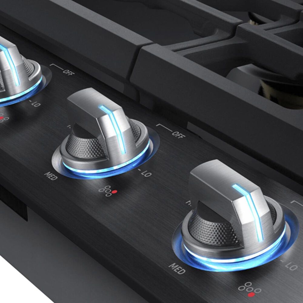 Samsung 30&quot; Gas Cooktop in Black Stainless Steel, , large