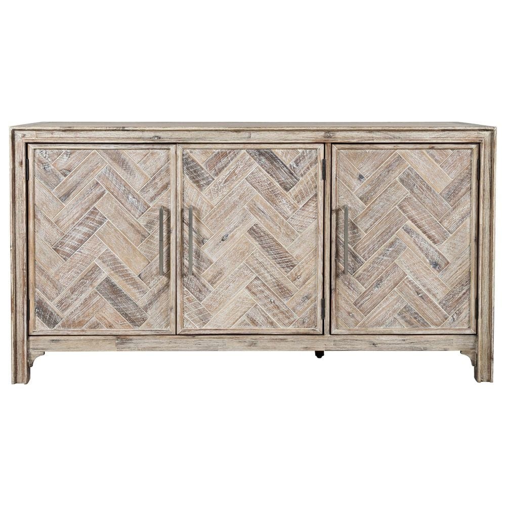 Waltham Gramercy 3-Door Cabinet in Grey Wash, , large