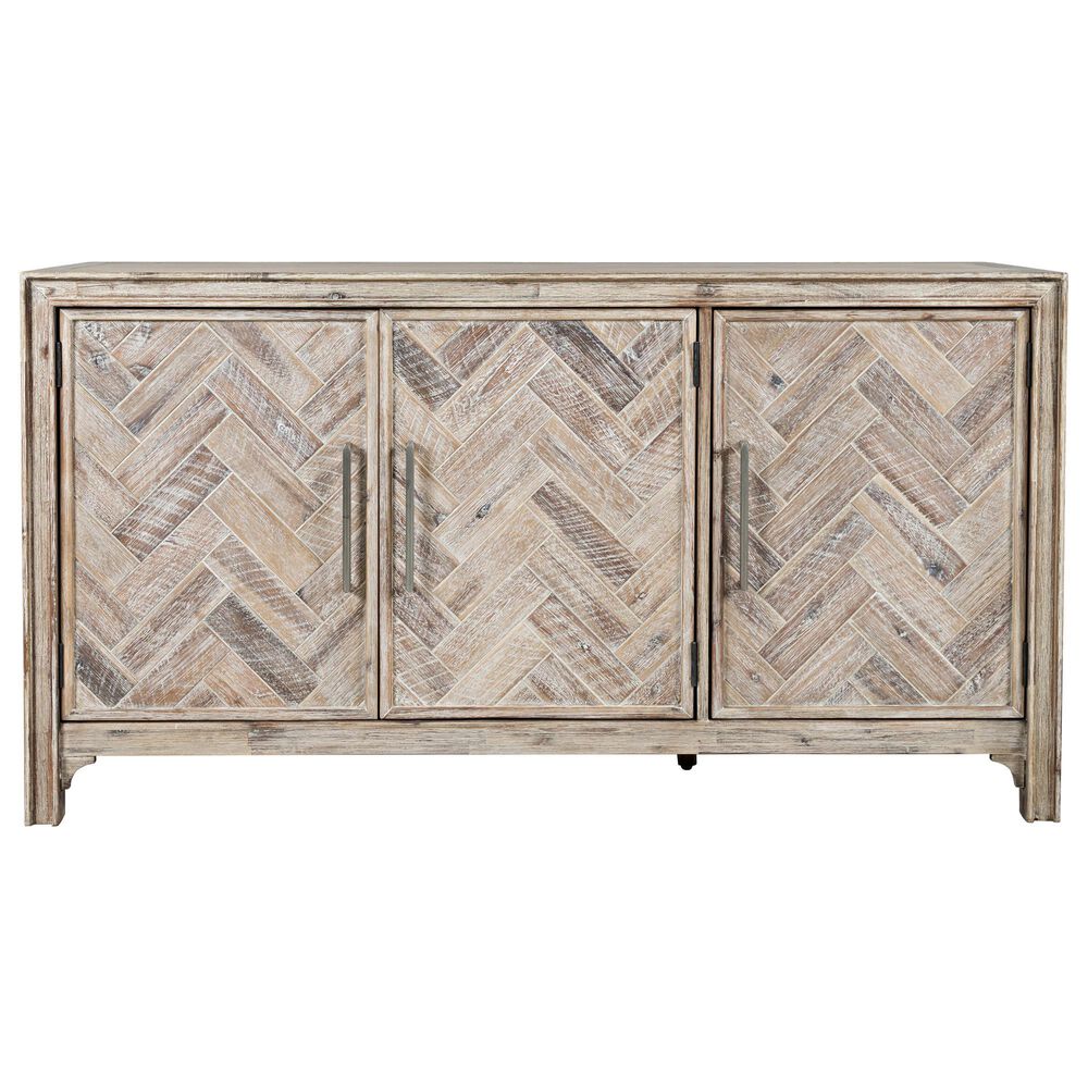 Waltham Gramercy 3-Door Cabinet in Grey Wash, , large