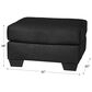 Ashley Darcy Standard Ottoman in Black, , large
