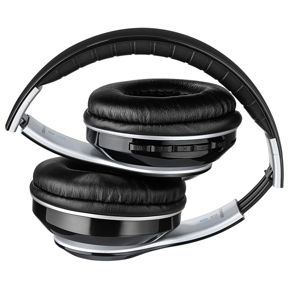 Adesso Stereo Bluetooth Headphone with Built-in Microphone in Black, , large