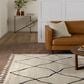 Jaipur Jaida Treble Gray Morn and Jet Black 5" x 7" Area Rug, , large