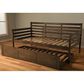 Kodiak Furniture Boho Daybed with Trundle in Rustic Walnut, , large