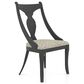 Canadel Champlain 5-Piece Round Dining Set in Distressed Black, , large