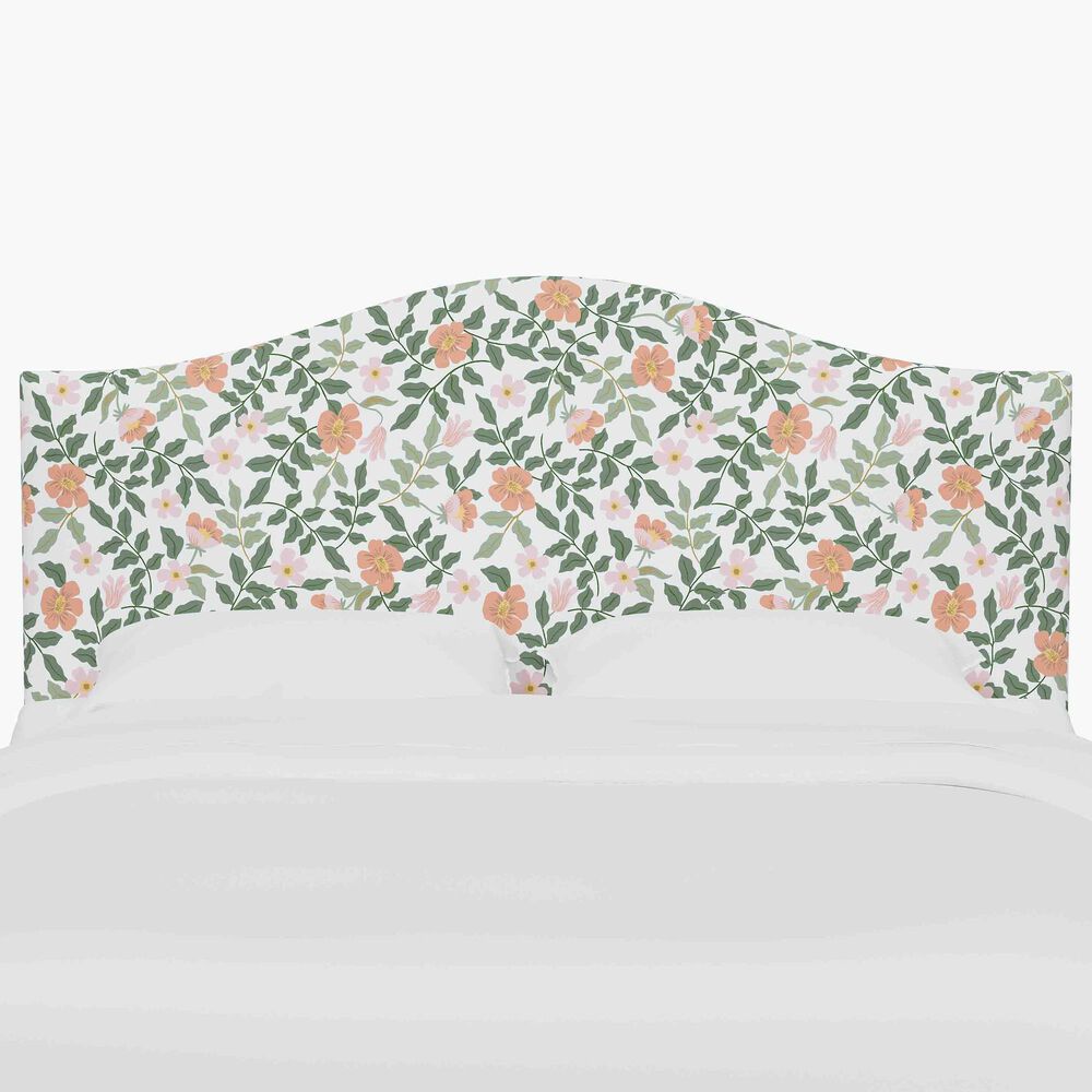 Skyline Furniture Mayfair California King Headboard in Primrose Blush and Cream, , large