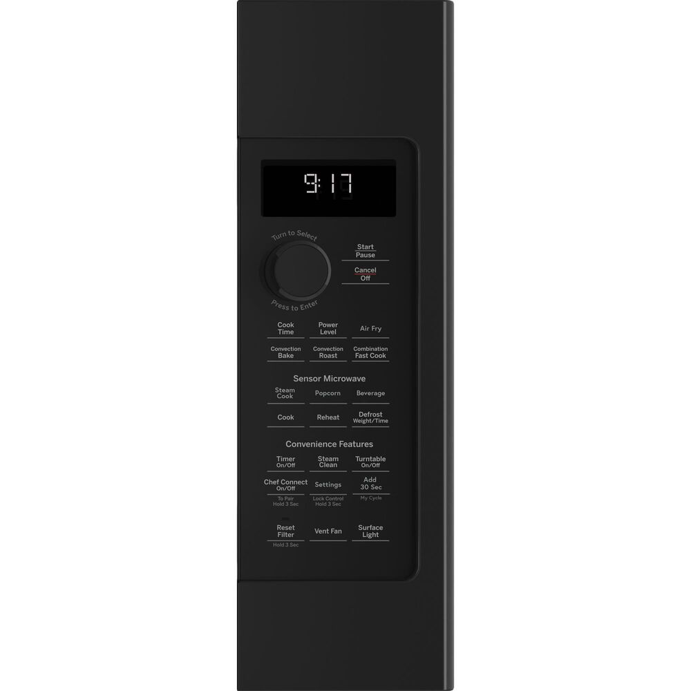 GE Profile 1.7 Cu. Ft. Convection Over-the-Range Microwave Oven in Black, , large