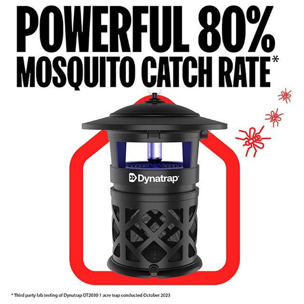 Dynamic Solutions Worldwide 1 Acre LED Outdoor Insect Trap in Black, , large