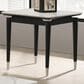 Furniture of America Kalor End Table in Black, White and Silver, , large