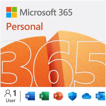 Microsoft 365 Personal | 12-Month Subscription, 1 person | Premium Office apps | 1TB OneDrive cloud storage | PC/Mac Download (Digital Code in Box), , large