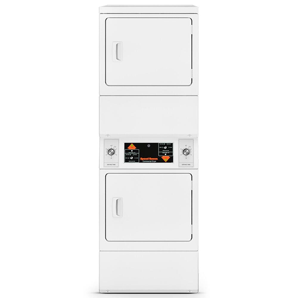 Speed Queen 14 Cu. Ft. Commercial Electric Stack Dryers in White, , large