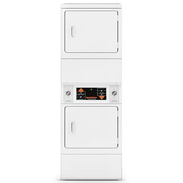Speed Queen 14 Cu. Ft. Commercial Electric Stack Dryers in White, , large