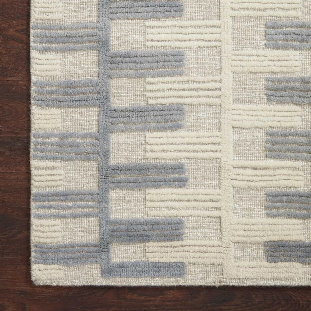 Loloi Harrison 7&#39;9&quot; x 9&#39;9&quot; Ivory and Slate Area Rug, , large