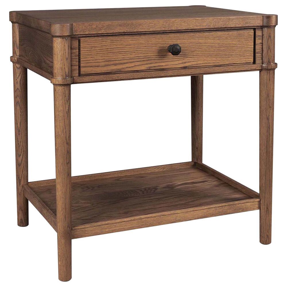 Stickley Furniture St. Lawrence 1-Drawer Nightstand in Bay Brown, , large