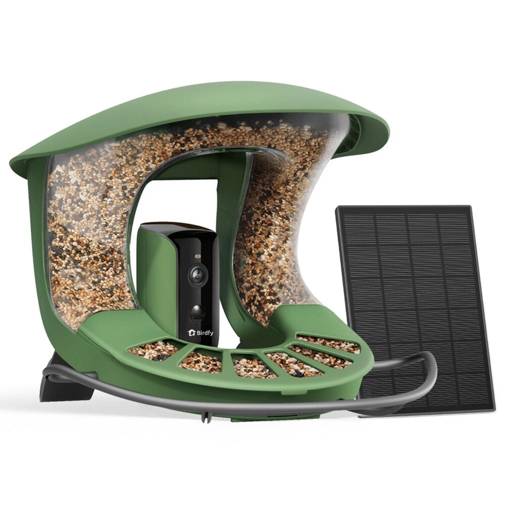 Birdfy Bird Feeder 2 with Smart Camera and Solar Panel in Green, , large