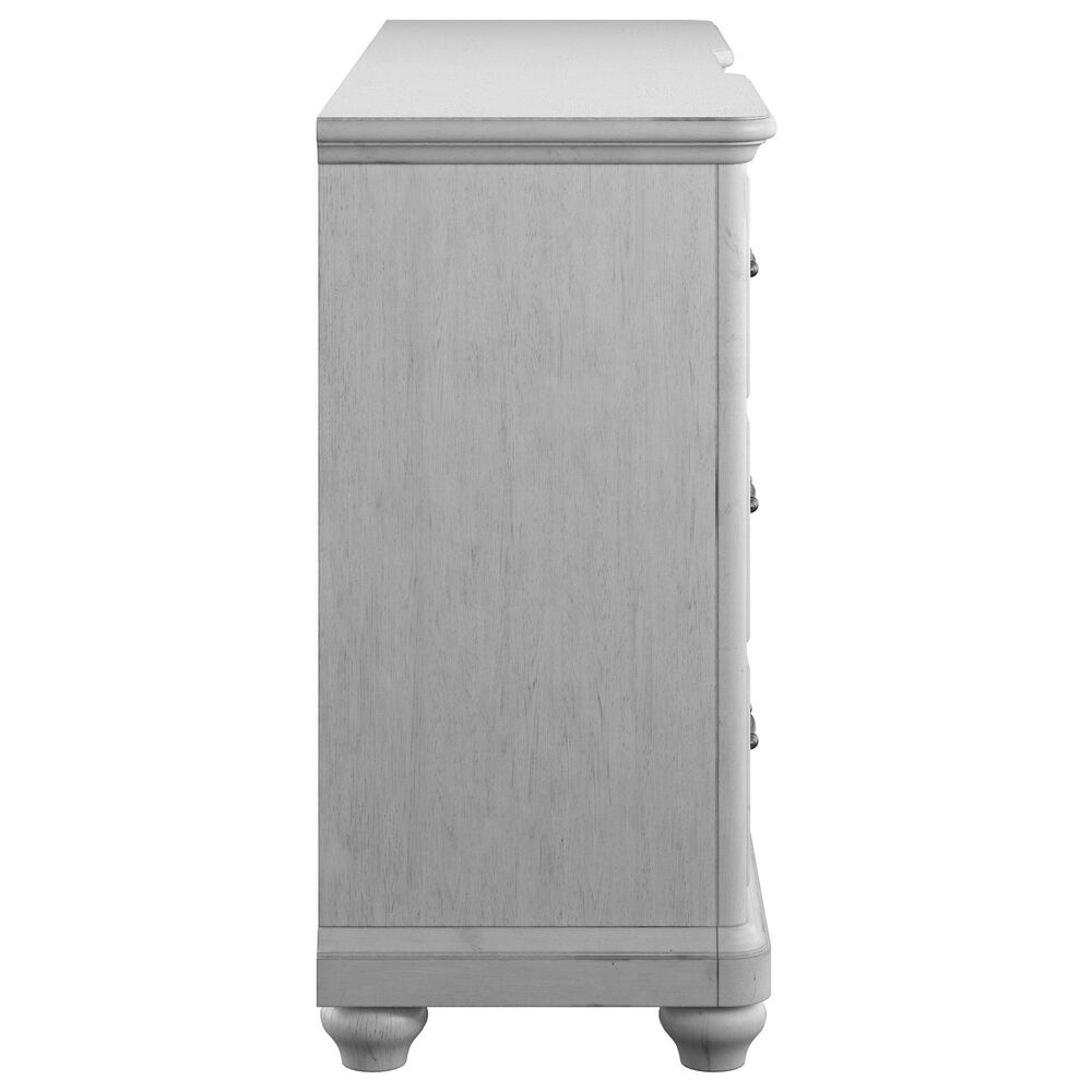 Emerald Home Furnishings New Haven 10-Drawer Dresser in Oyster Shell, , large