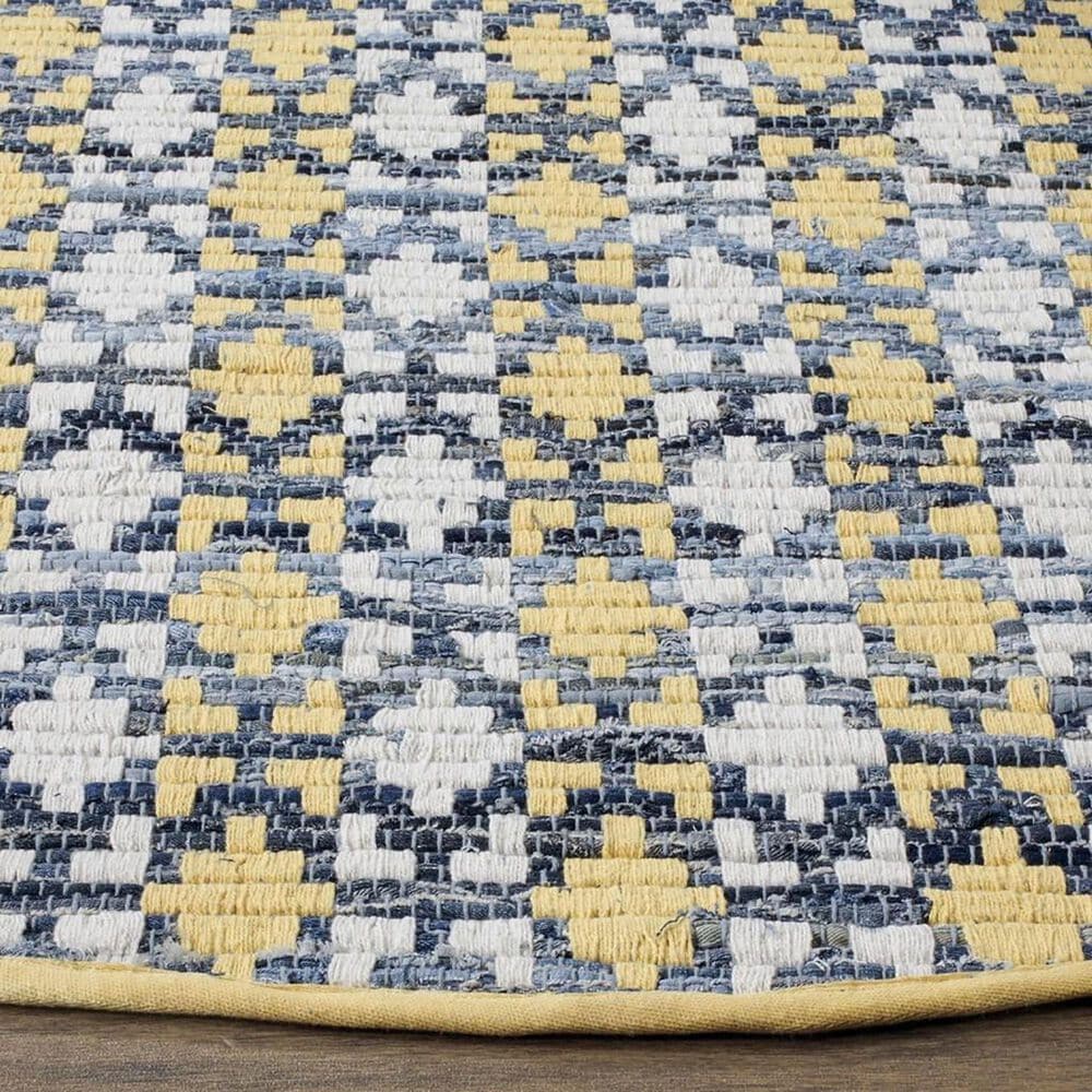 Safavieh Montauk Southwestern 6&#39; Round Gold and Multicolor Area Rug, , large