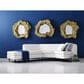 TimberHaus Rock Pond Wide Mirror in Gold, , large