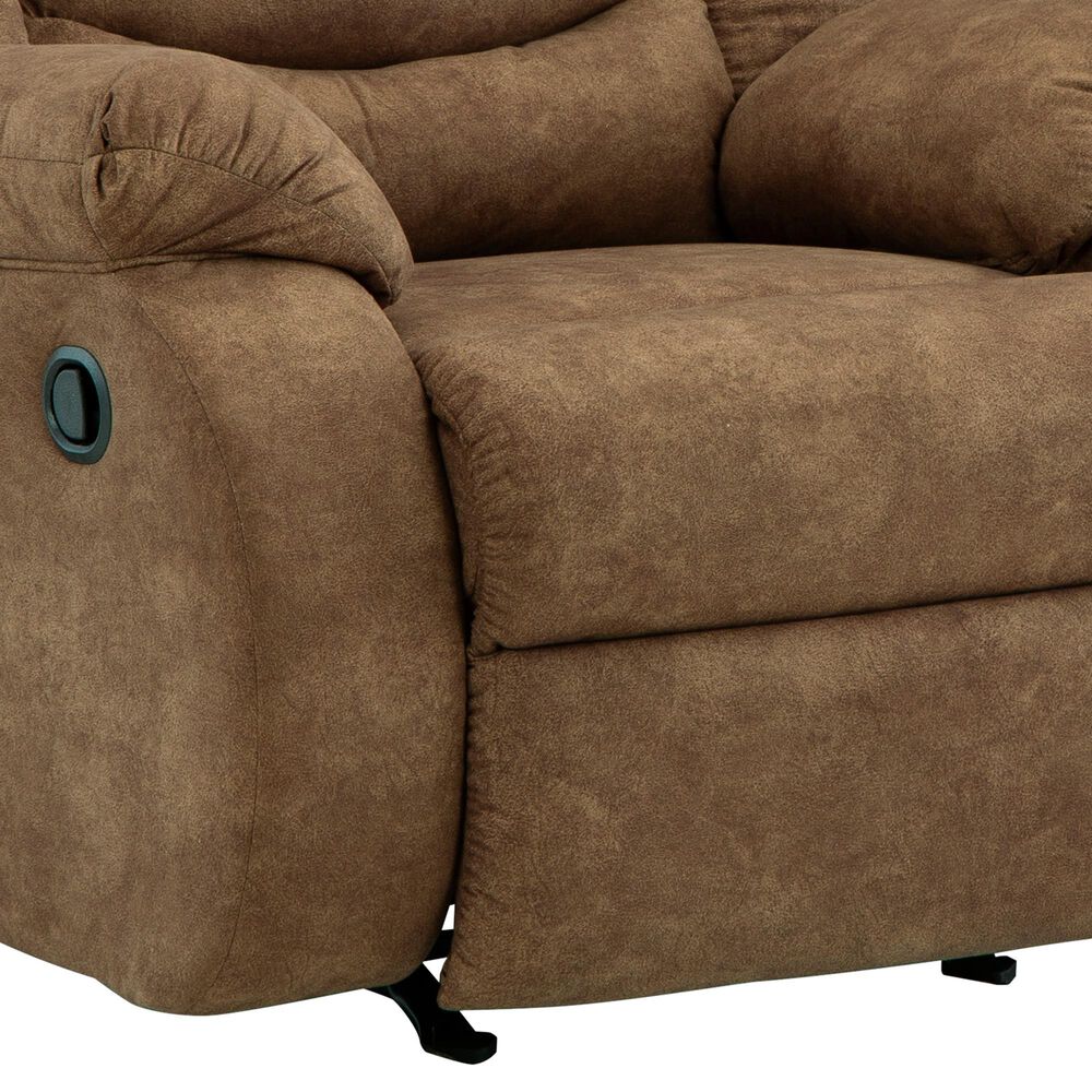 Ashley Partymate Manual Rocker Recliner in Brindle, , large