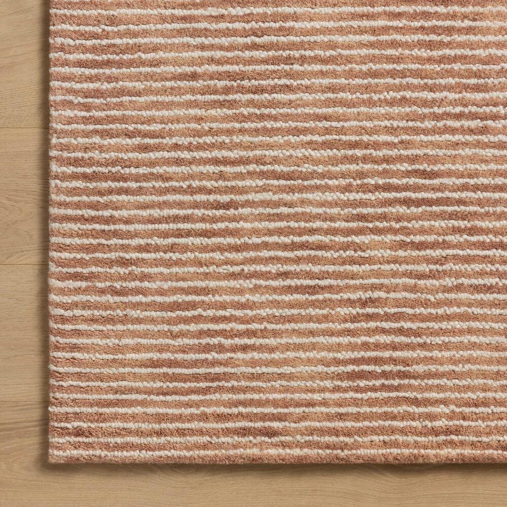 Loloi Sunday Terracotta and Ivory 5&#39; x 7&#39;6&quot; Area Rug, , large