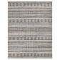 Surya Pompei 8" x 10" Brown, Off White, Light Gray, Black, Dark Blue and Charcoal Area Rug, , large
