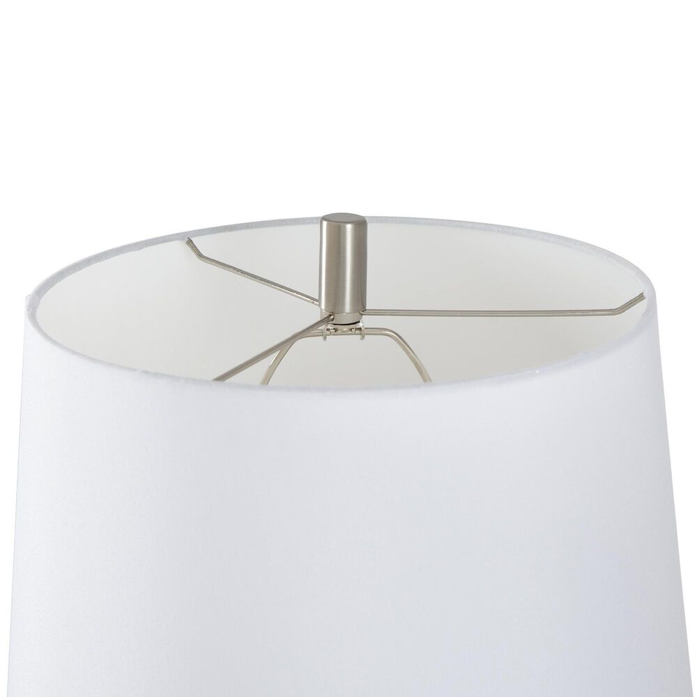Flair Industries 30&quot; Ceramic Table Lamp with USB Ports in Gray Washed, , large