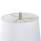 Flair Industries 30" Ceramic Table Lamp with USB Ports in Gray Washed, , large