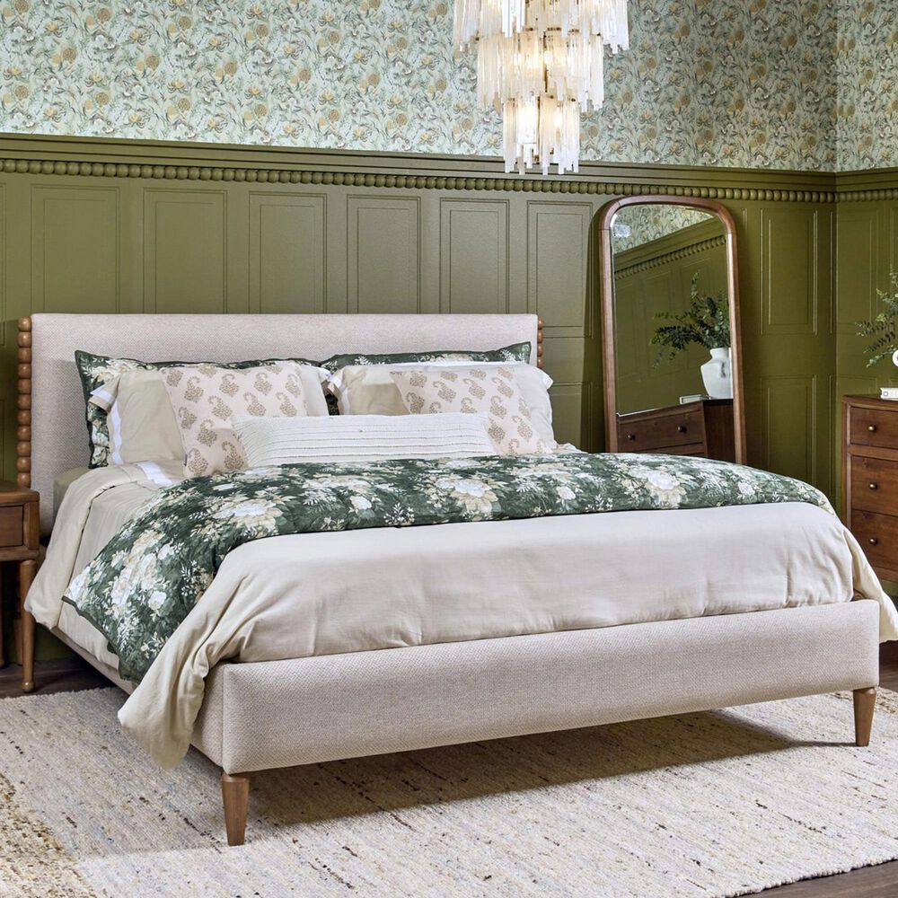 Urban Home Langley Queen Upholstered Bed in Autumn Forest, , large