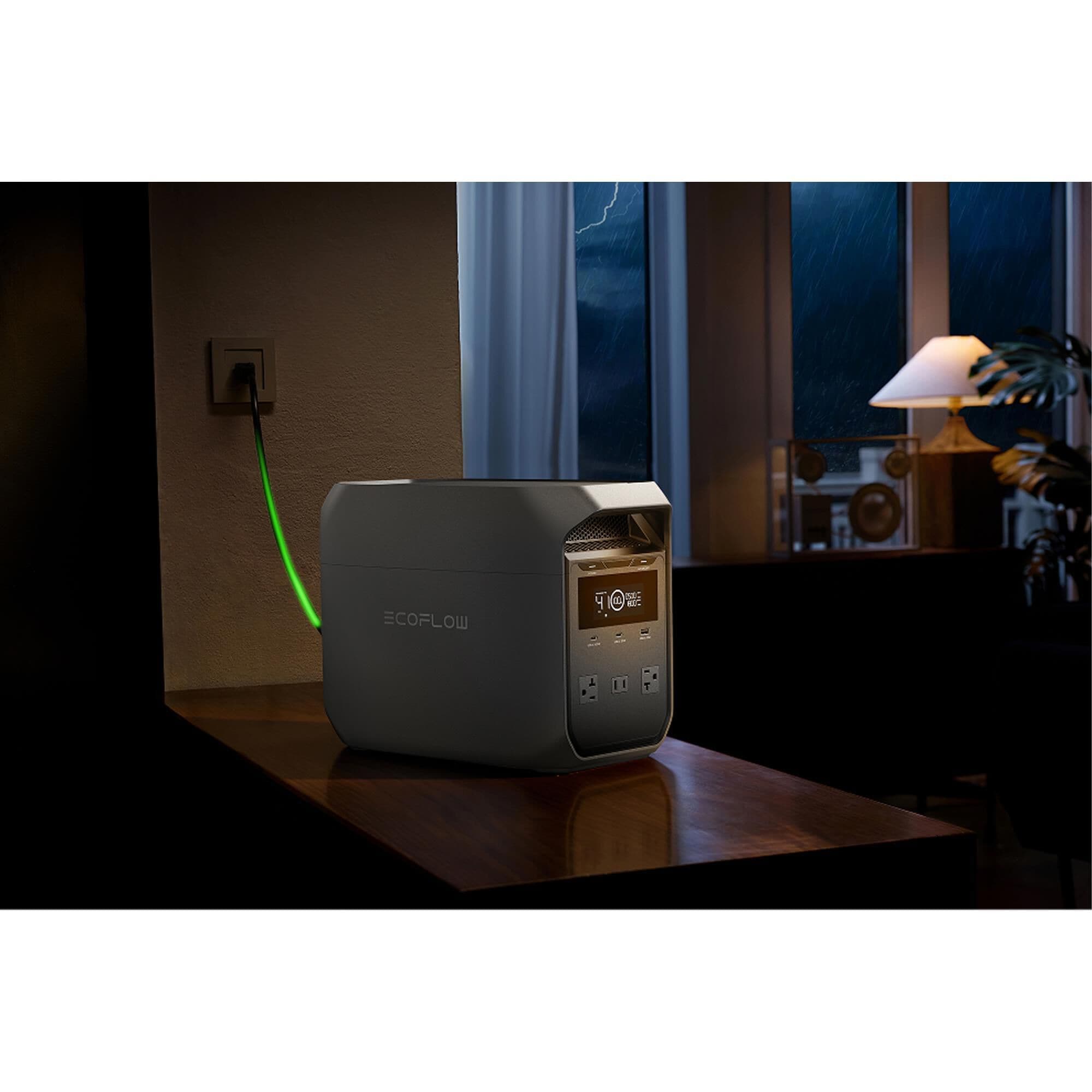 EcoFlow Delta 3 Classic Portable Power Station in Dark Gray