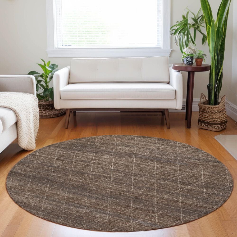 Dalyn Rug Company Burano BU3 8&#39; Round Coffee Indoor/Outdoor Area Rug, , large