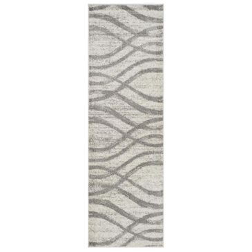Safavieh Adirondack ADR125C 2"6" x 10" Cream and Gray Runner, , large