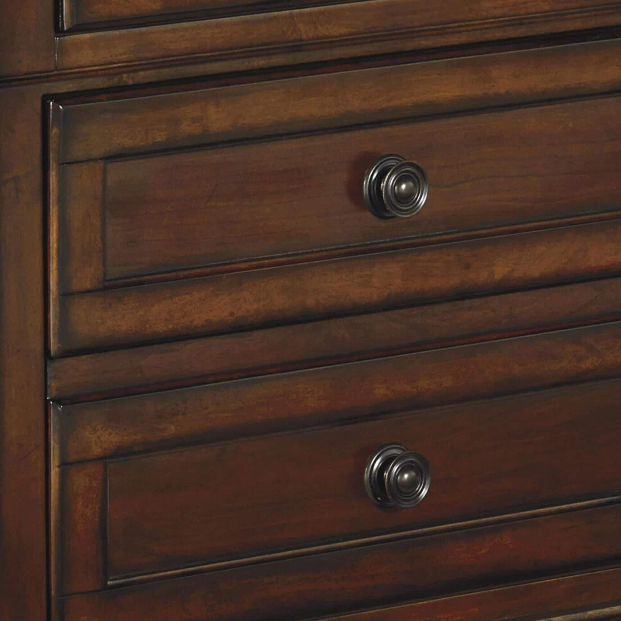 Millennium Porter 5 Piece King Storage Bedroom Set in Burnished