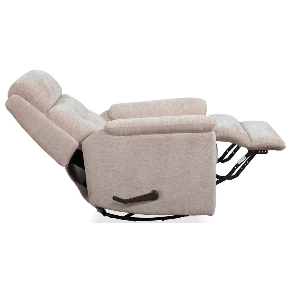 Flexsteel Sophisticated Manual Swivel Gliding Recliner in Oat, , large