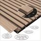 MS International Sonowood Acoustic Wood Slat 9.5" x 94.5" Wall Panels in Blonde, , large