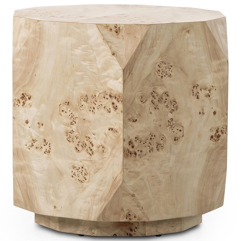 Four Hands Elena End Table in Light Burl, , large