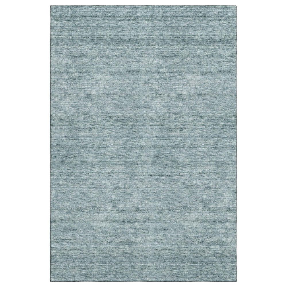 Dalyn Rug Company Soft Essentials Solid Sky 10" x 14" Indoor/Outdoor Area Rug, , large