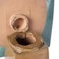 Alfresco Home Zen Large Patio Bird Bath in Aqua, , large