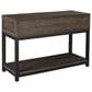 Ashley Johurst Sofa Table in Grayish Brown and Black, , large