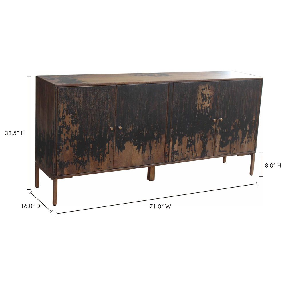 CityLine Artists Large Sideboard in Black, , large