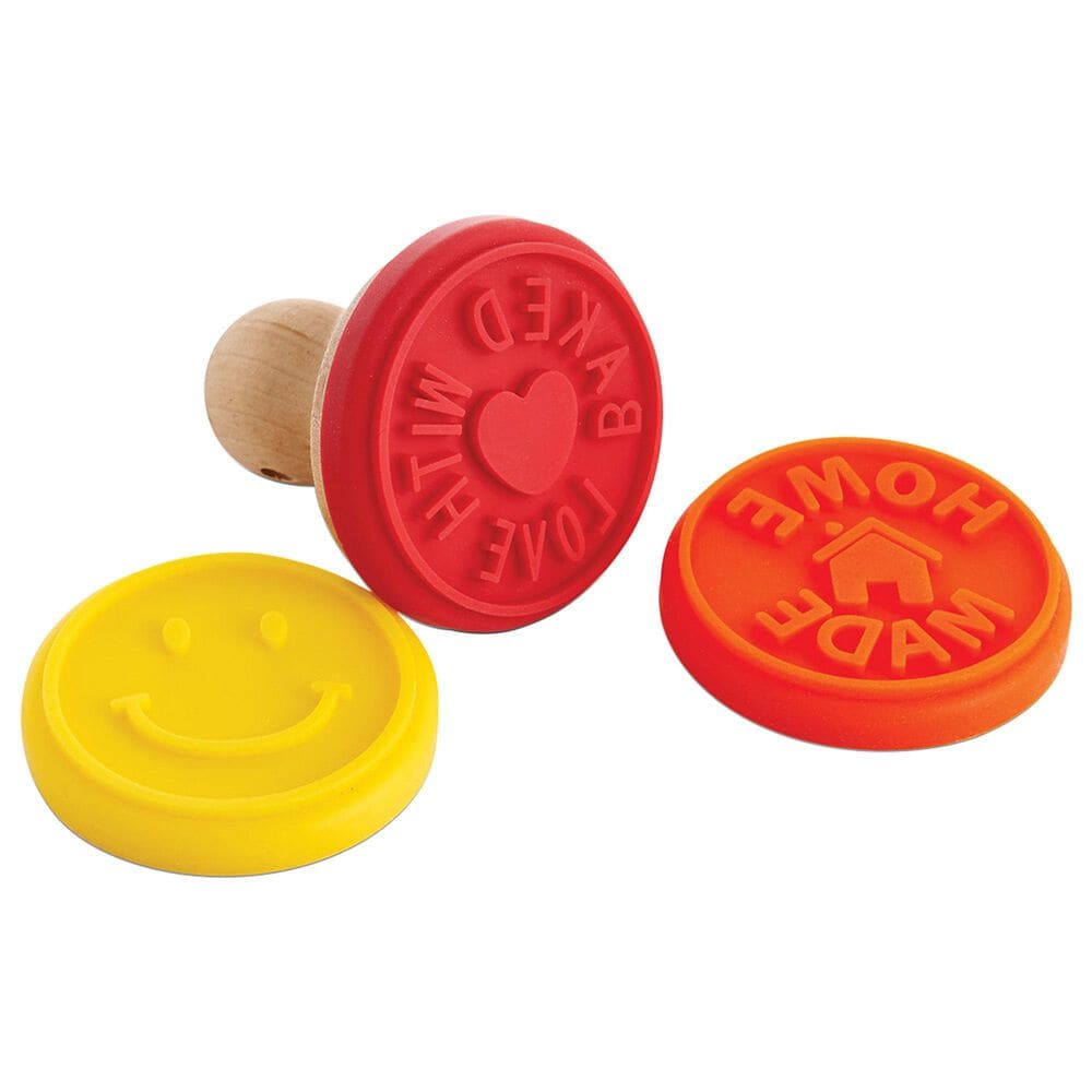 Mrs. Anderson&#39;s Baking Cookie Stamps Trio in Red, Yellow and Orange, , large