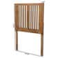Baxton Studio Harena Twin Slat Headboard in Ash Walnut, , large