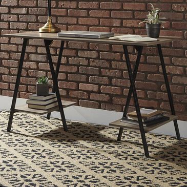 Signature Design by Ashley Bertmond Home Office Desk in Black and Natural, , large